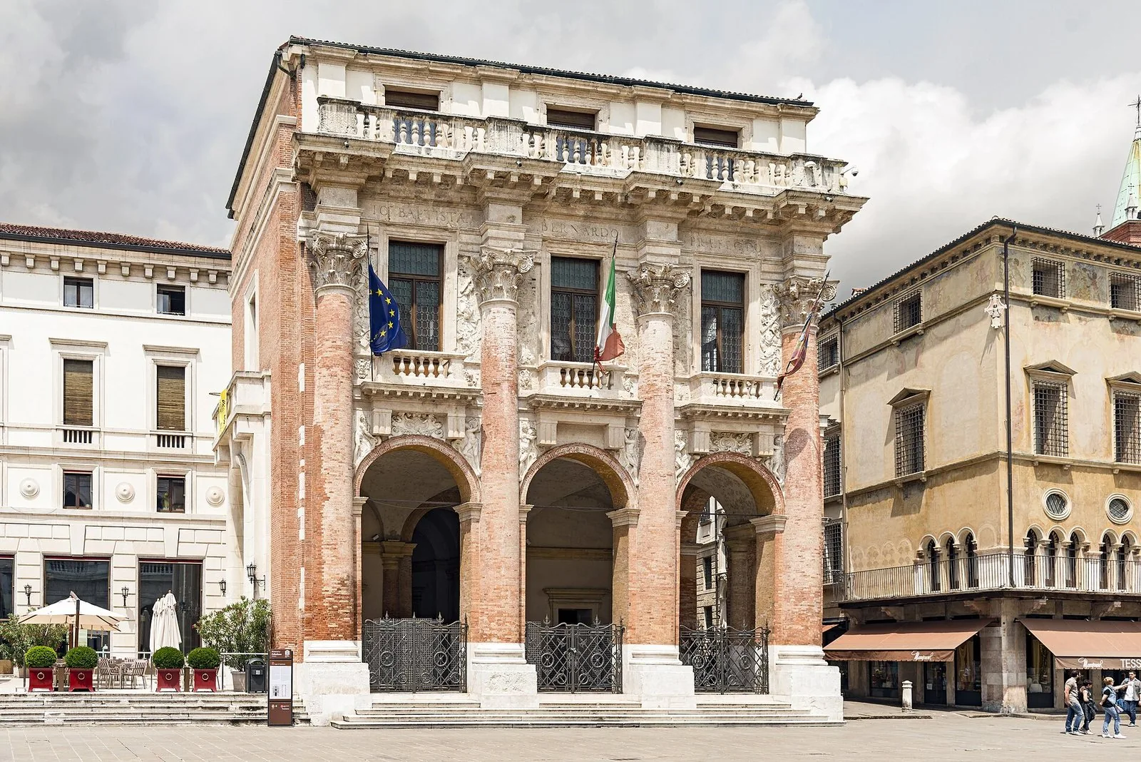 La Loggia del Capitaniato di Andrea Palladio, in Piazza dei Signori a Vicenza